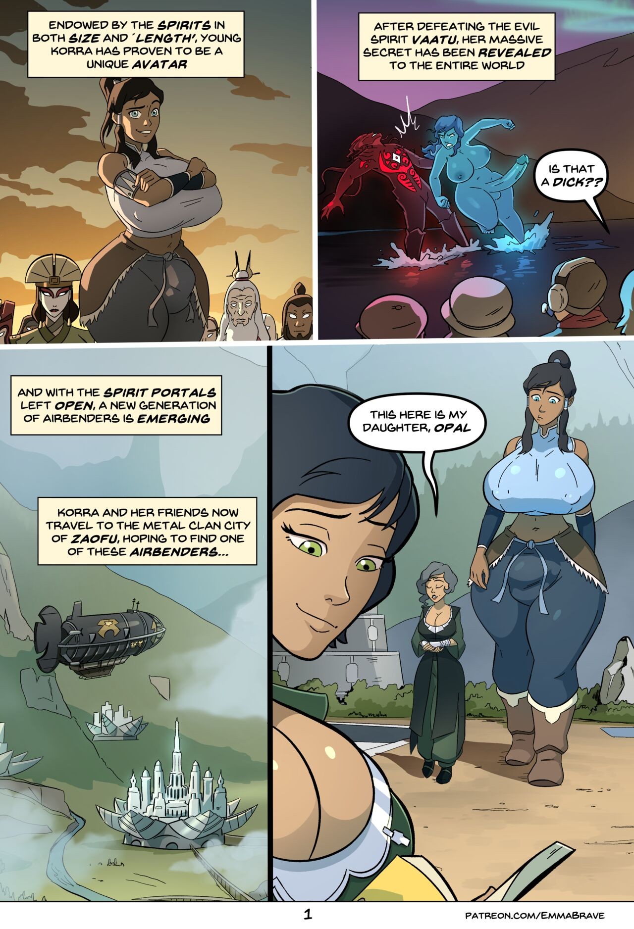 Korra comic porn