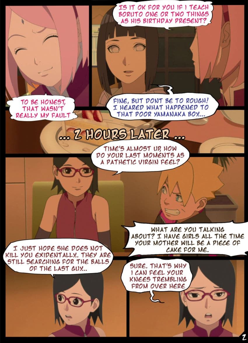 Boruto's birthday gift hentai