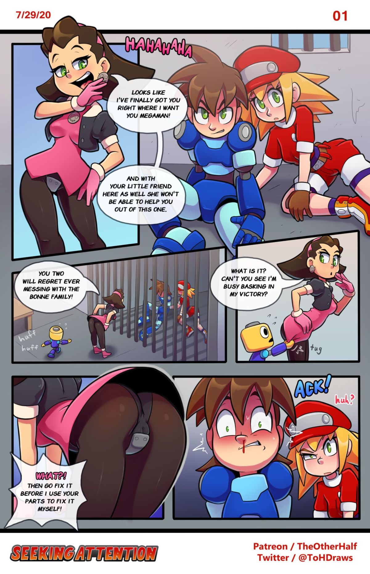 Seeking Attention (Mega Man) Hentai english 01