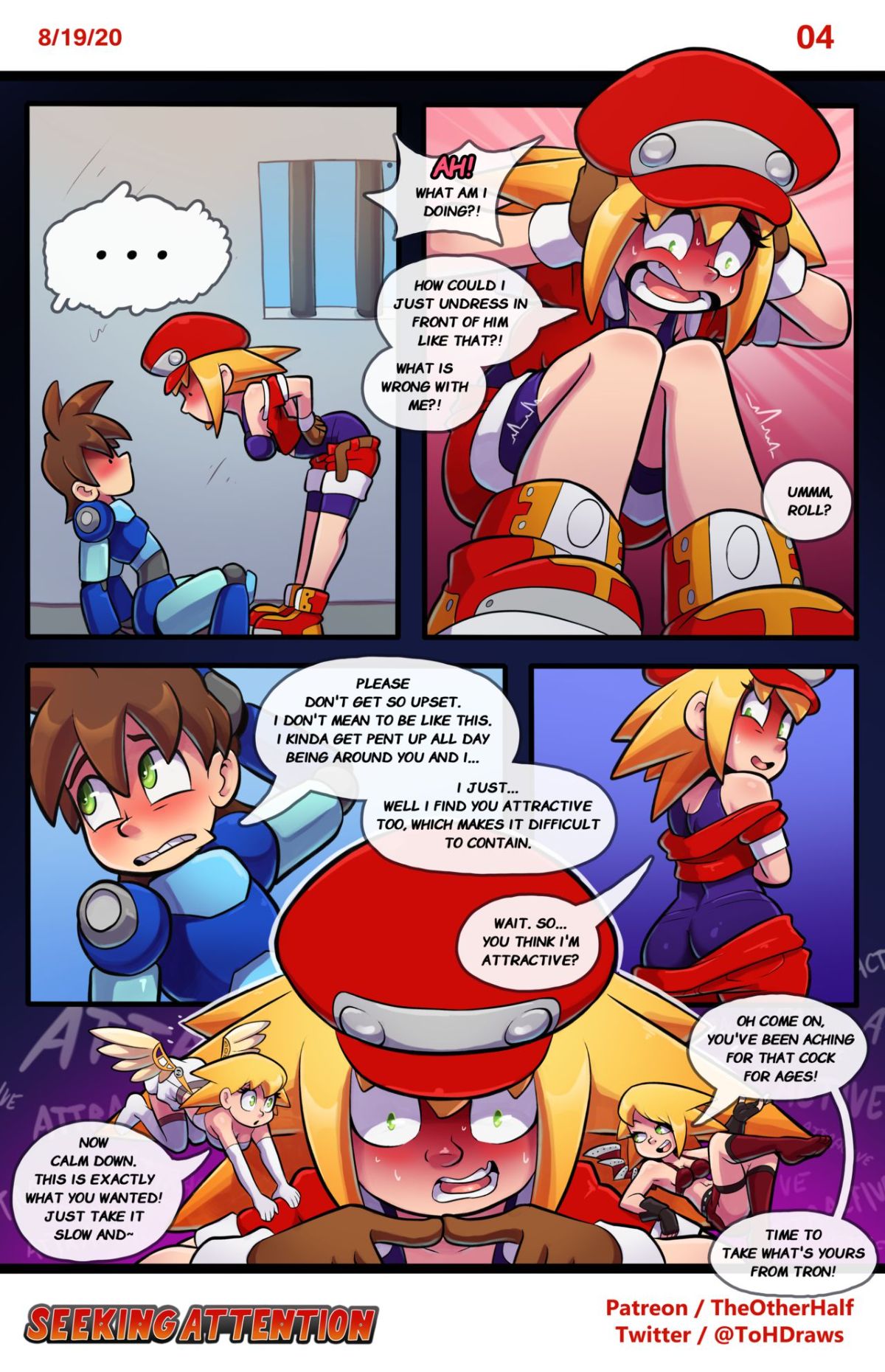 Seeking Attention (Mega Man) Hentai english 04