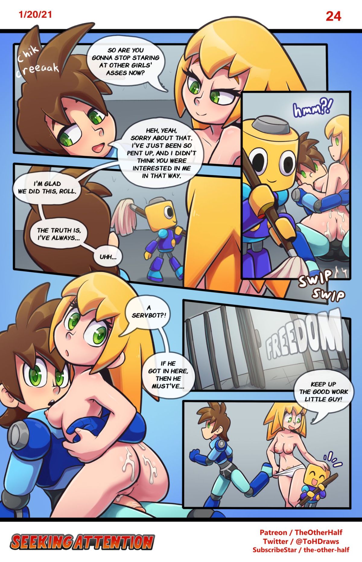 Seeking Attention (Mega Man) Hentai english 24