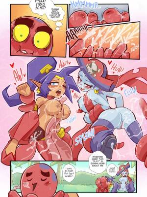 Shantae & Risky - Half Dressed Heroines Hentai english 08