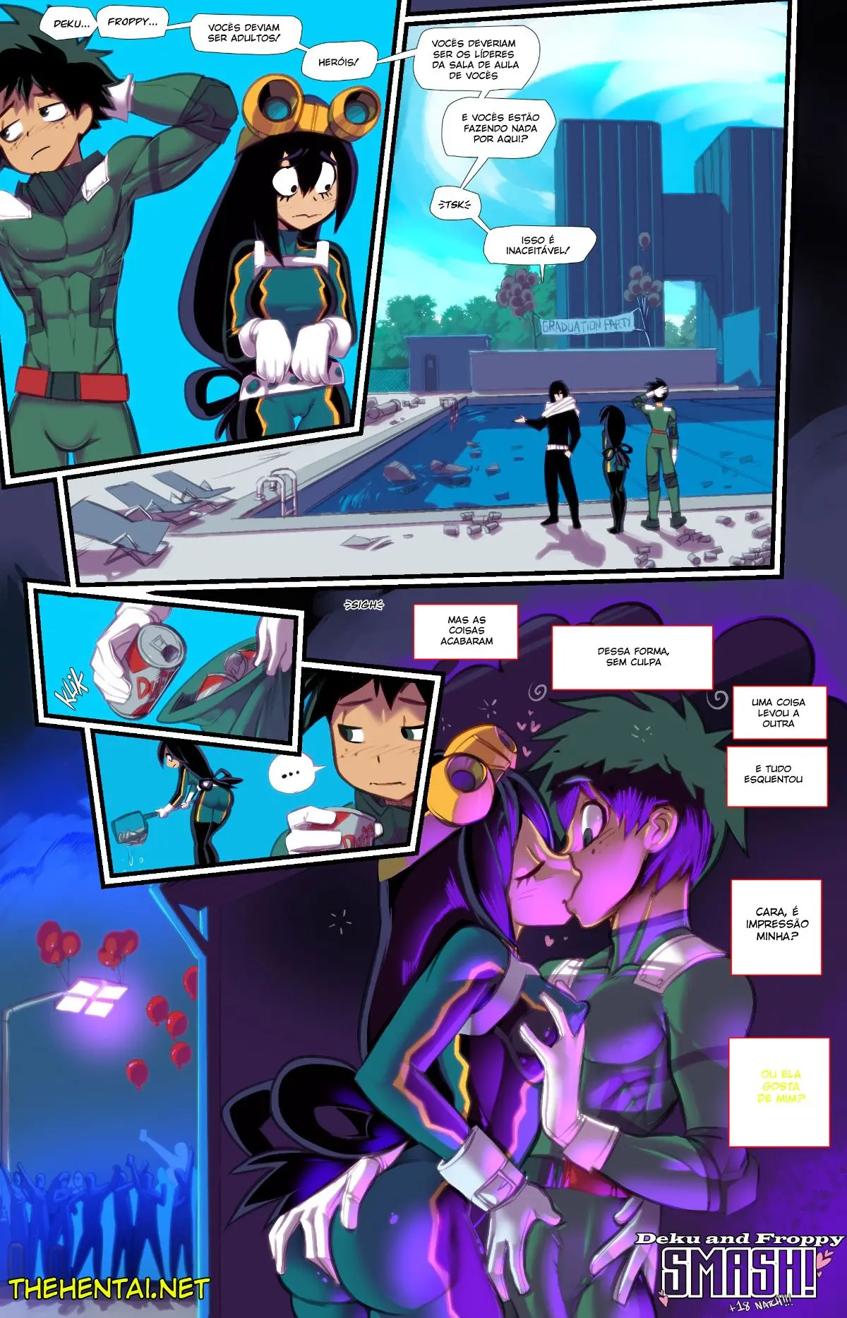 Deku and Froppy SMASH! 2 (My Hero Academia) [Fred Perry] - English - Porn  Comic