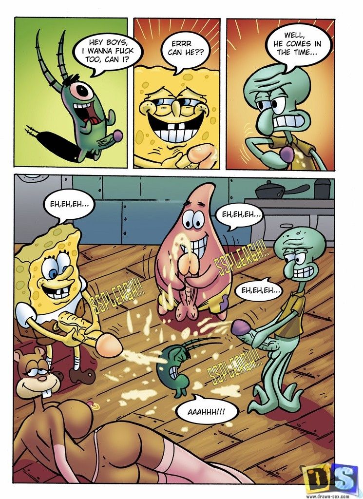 Fucking In The Kitchen SpongeBob Hentai english 10