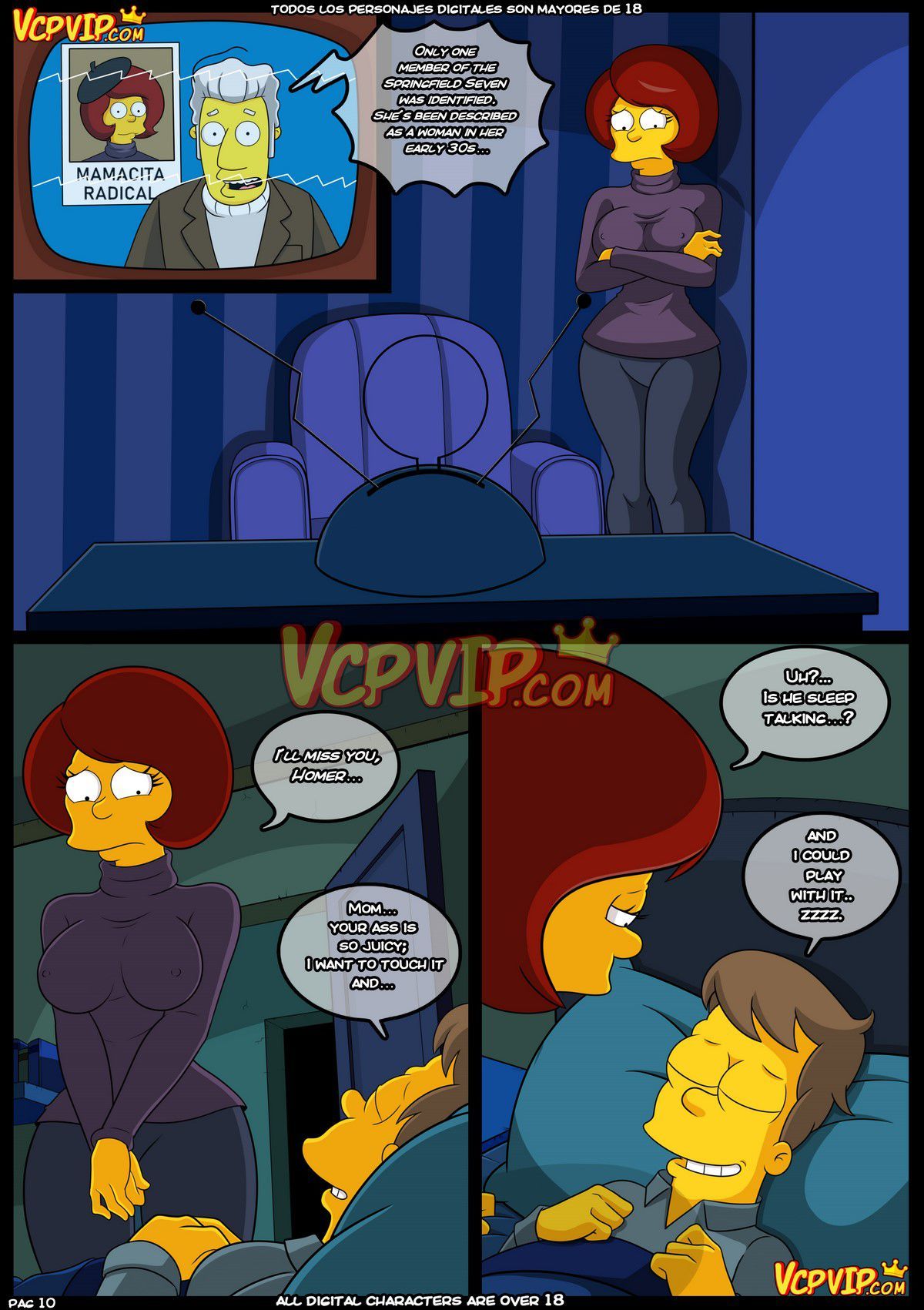 Cartoon Hentai Simpsons - Mum The Simpsons Hentai english 11 - The Hentai