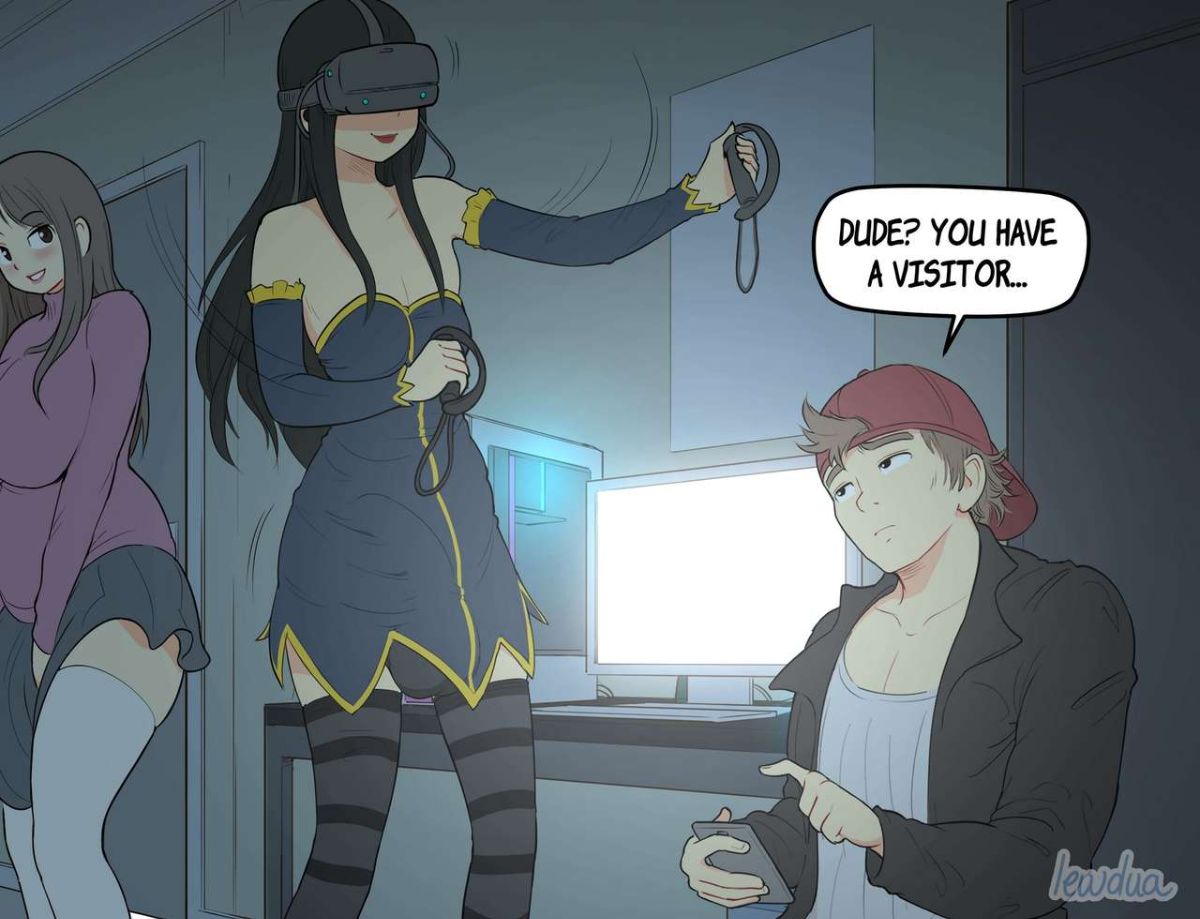 VR game - Alice and Natasha Hentai english 06