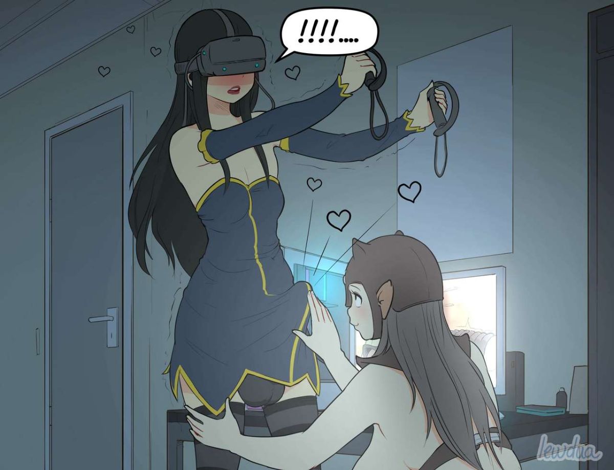 VR game - Alice and Natasha Hentai english 21