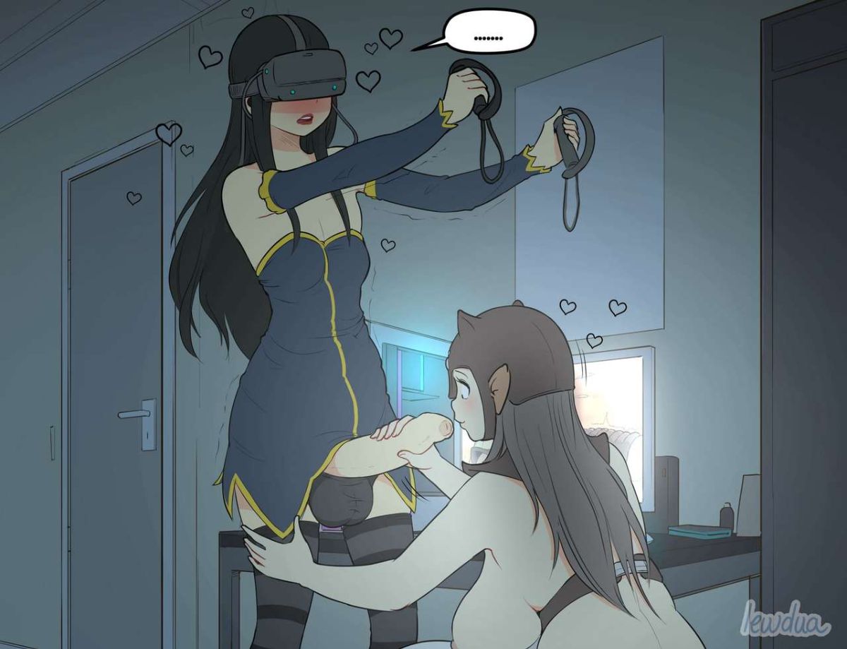 VR game - Alice and Natasha Hentai english 26