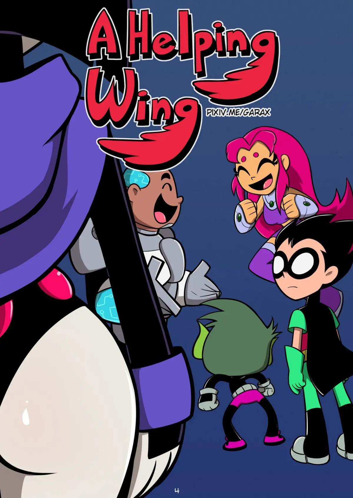 A Helping Wing (Titãs) [Garabatoz] - English - Porn Comic