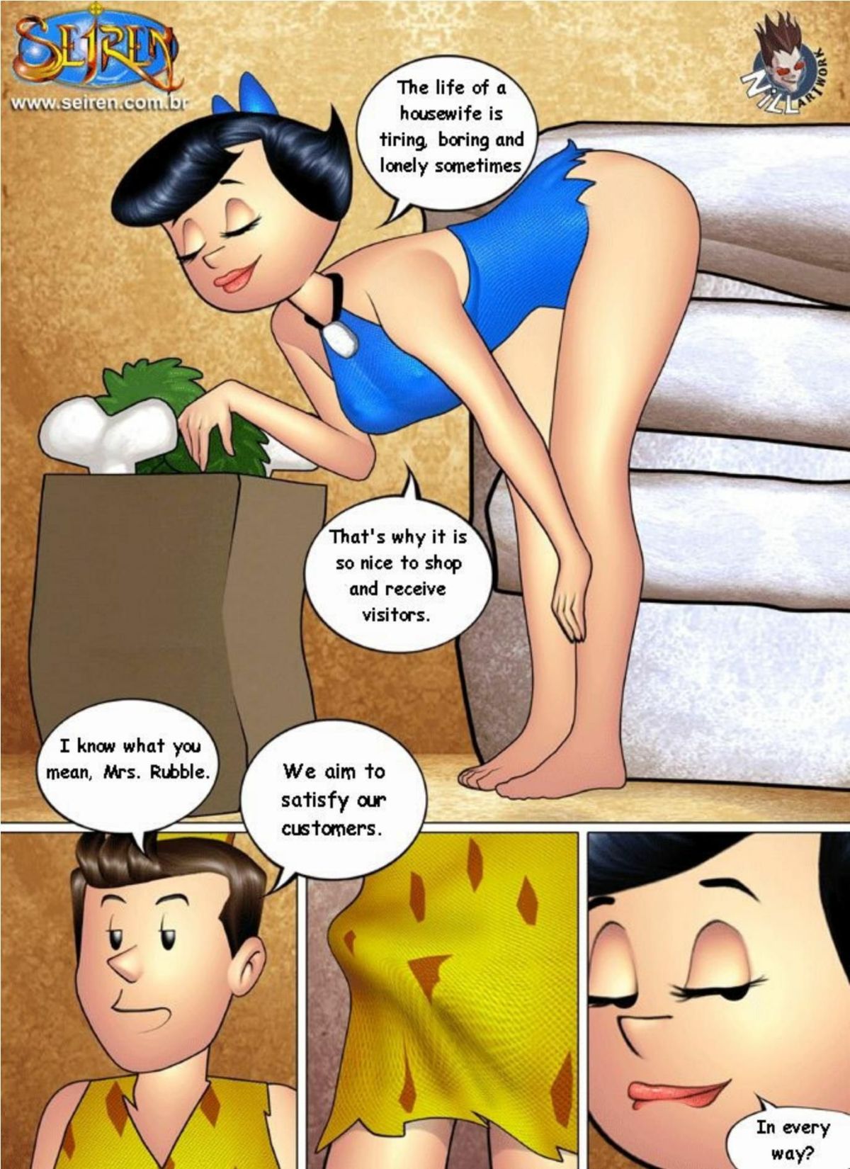 Порно флинстоуны комиксы фото 115