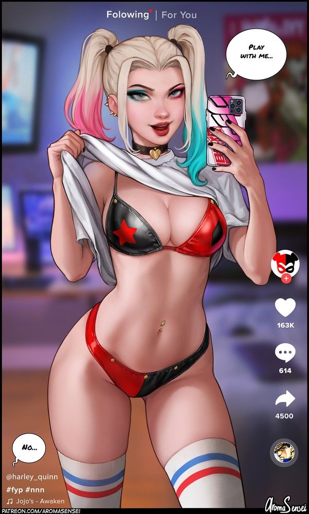 Harley Quinn tries to ruin NNN! Hentai english 04