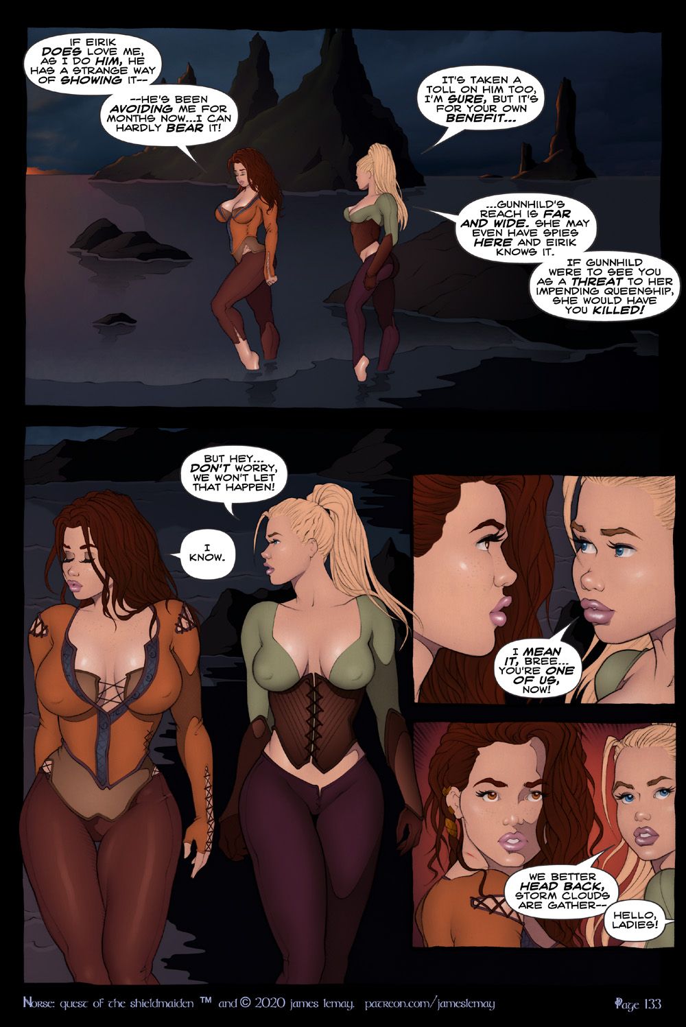 Norse: Quest of The Shield Maiden Hentai english 134
