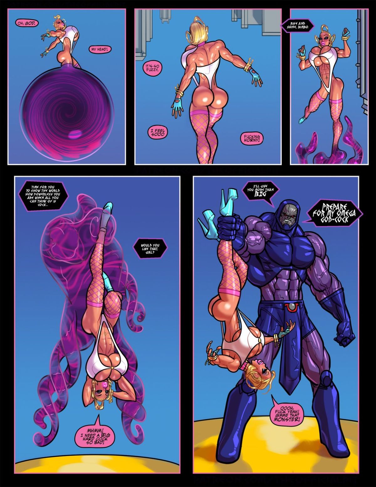 Power Girl vs Darkseid Hentai english 14