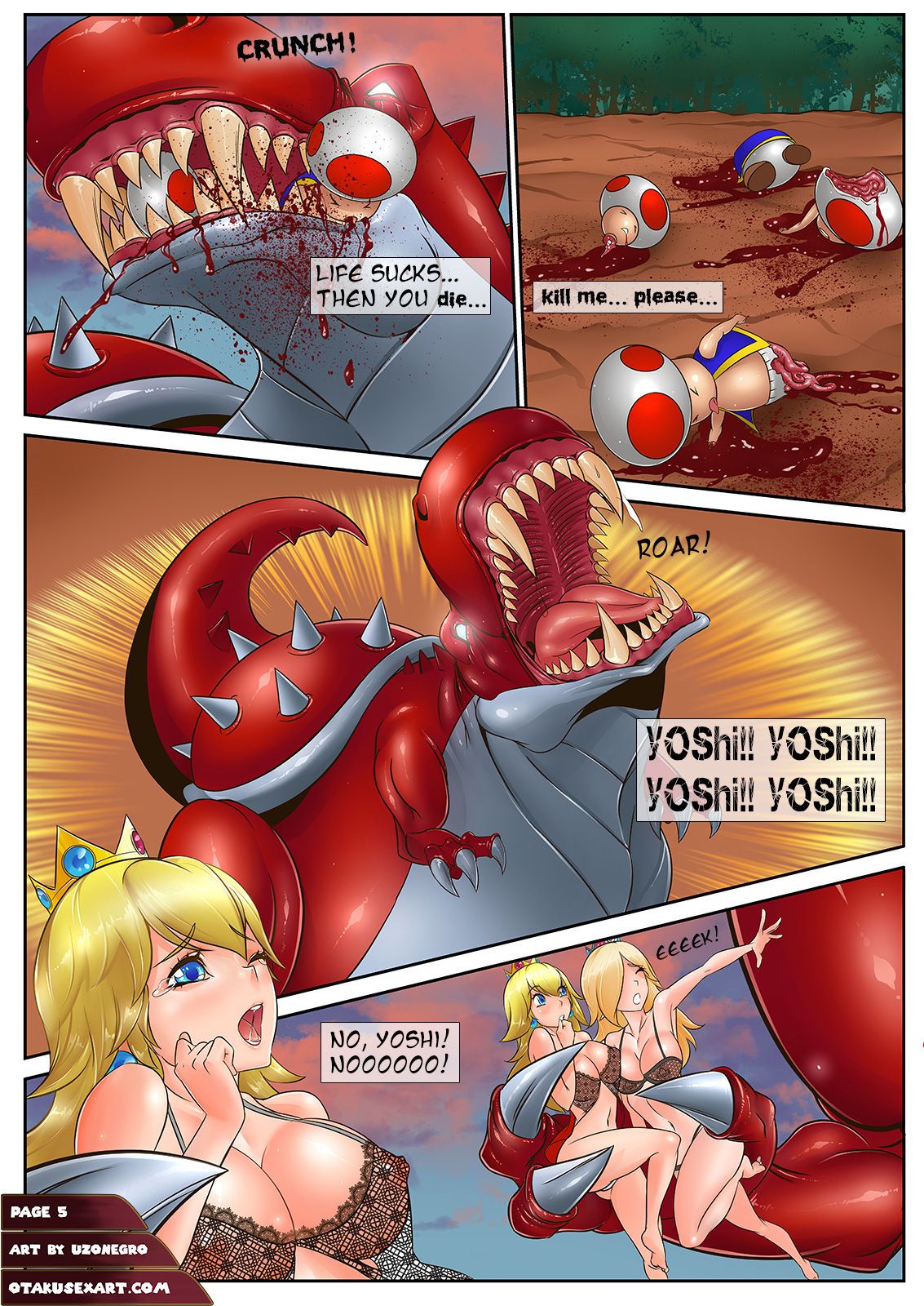 Two Princesses One Yoshi part 2 Hentai english 06