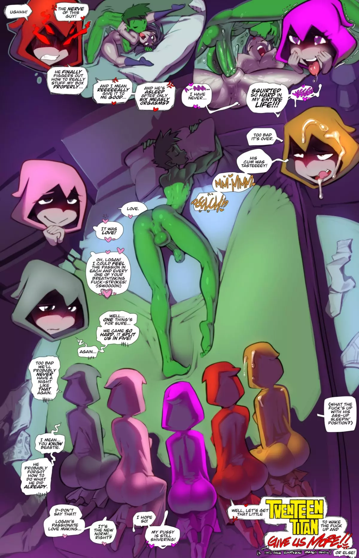 TwenTeen Titans 2: Give Us More! (Titans) [Fred Perry] - English - Porn  Comic