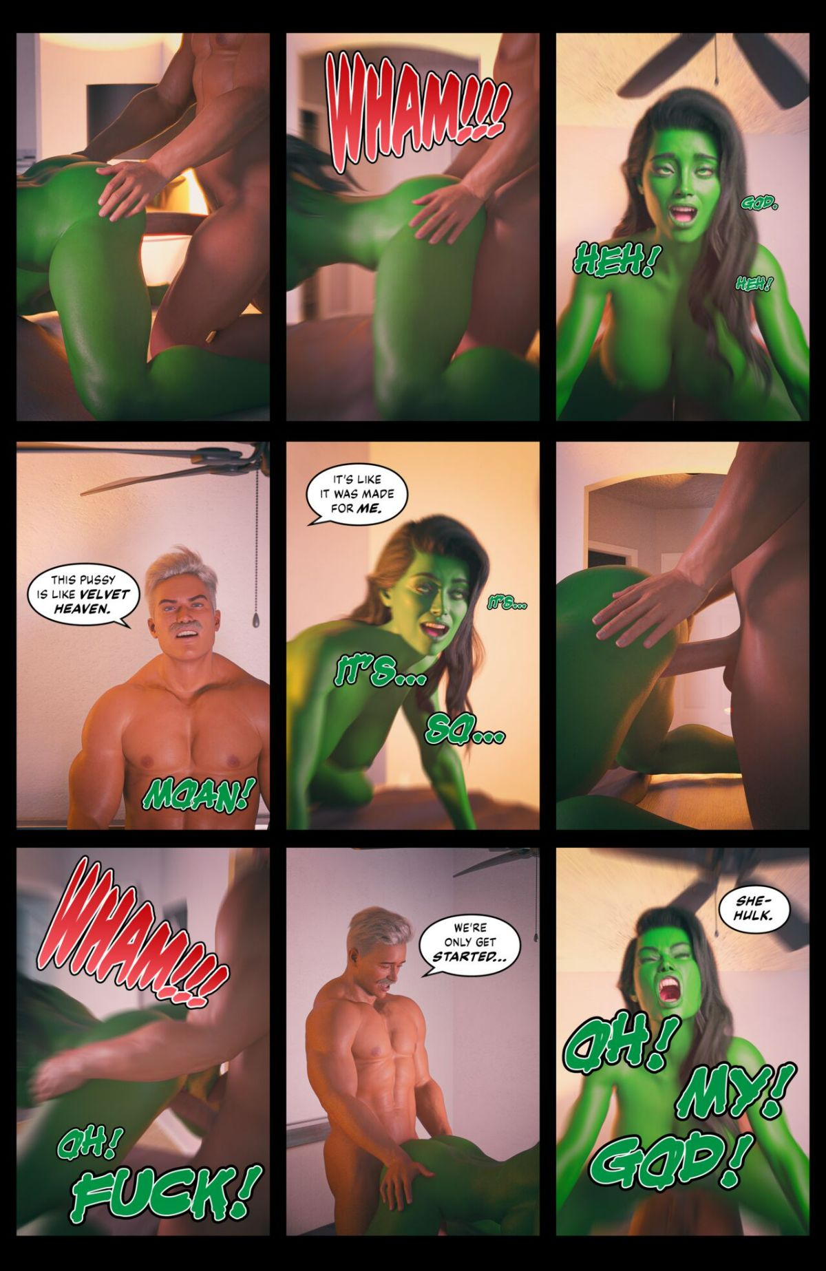 Hulk Bustier Hentai english 33