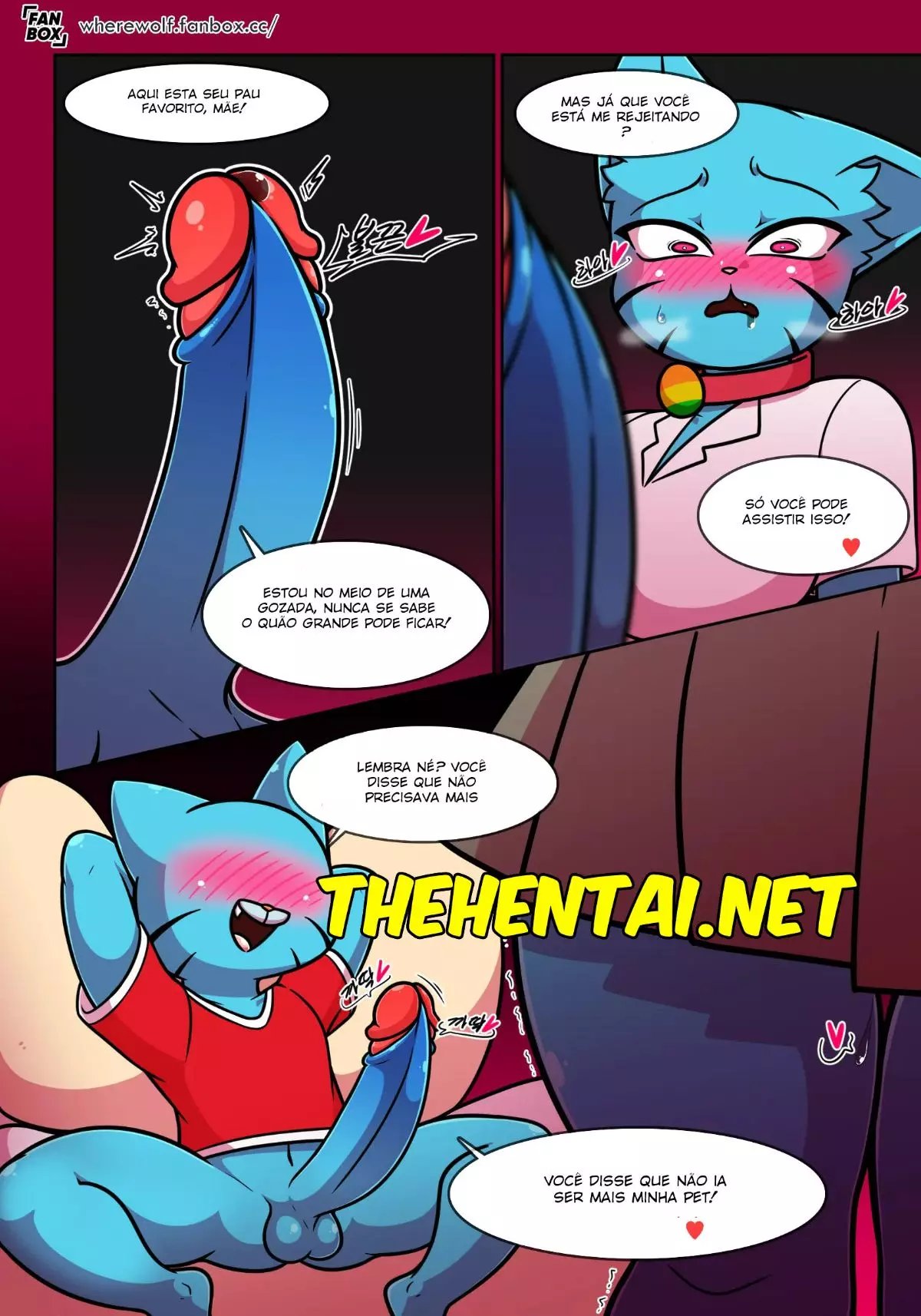 Lusty World of Nicole 6 (The Amazing World of Gumball) [Wherewolf] -  English - Porn Comic