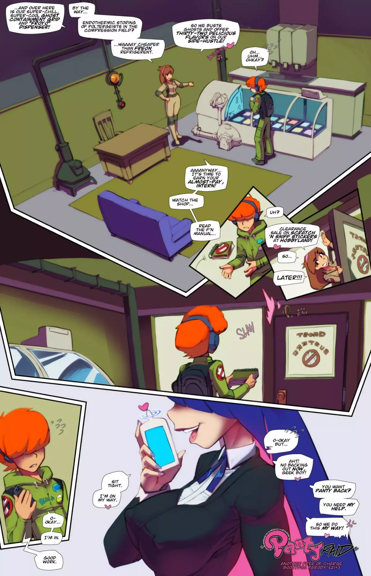 Panty Raid (Ghostbusters, Gravity Falls) [Fred Perry] - English - Porn Comic