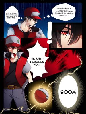 Trainer Red with Pikachu Hentai english 01