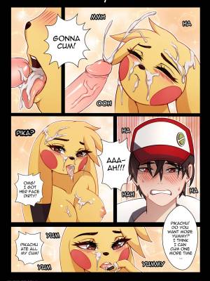 Trainer Red with Pikachu Hentai english 07