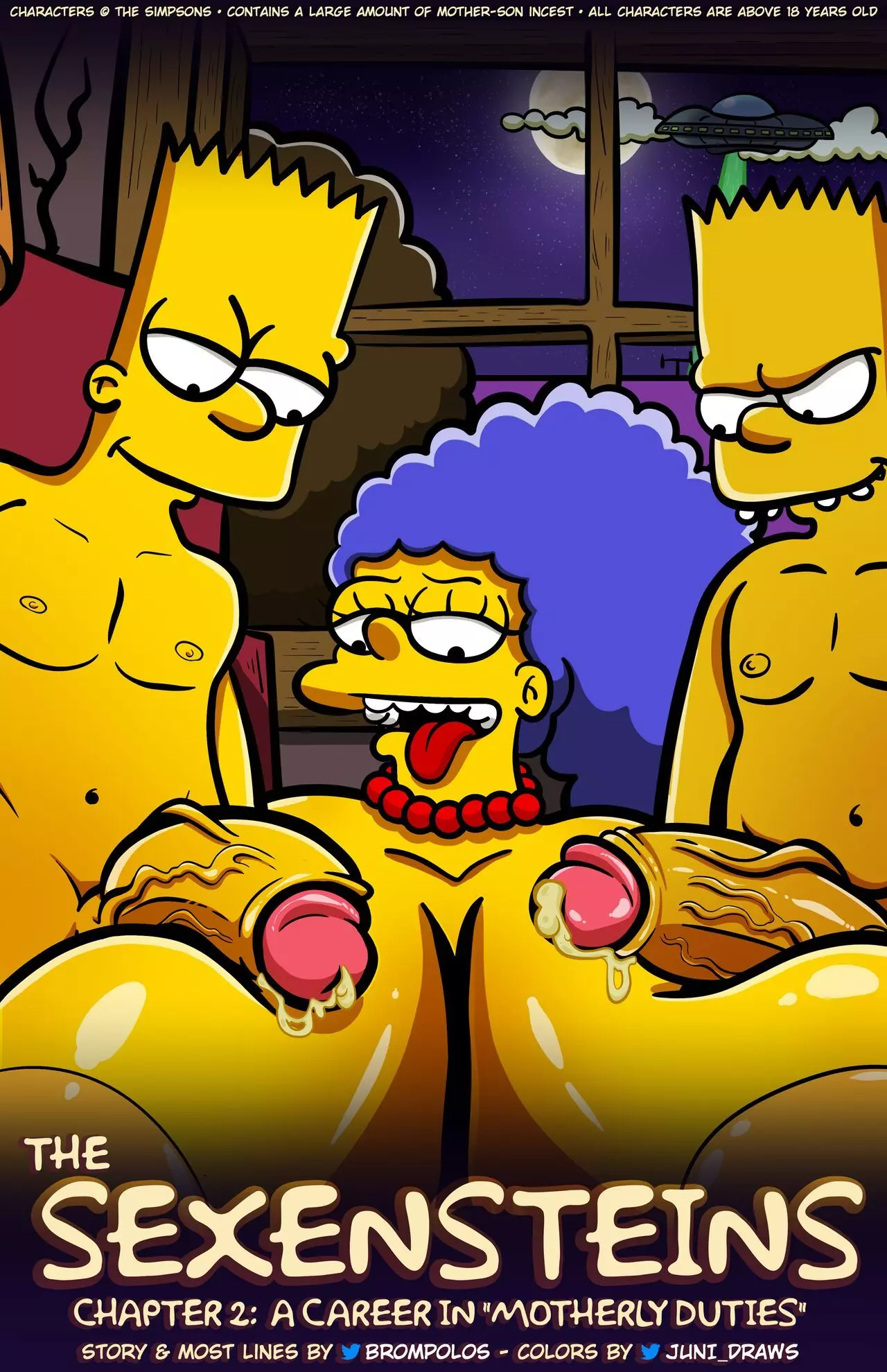 The Sexensteins 2: A career in ”motherly duties” (The Simpsons) [Brompolos]  - English - Porn Comic