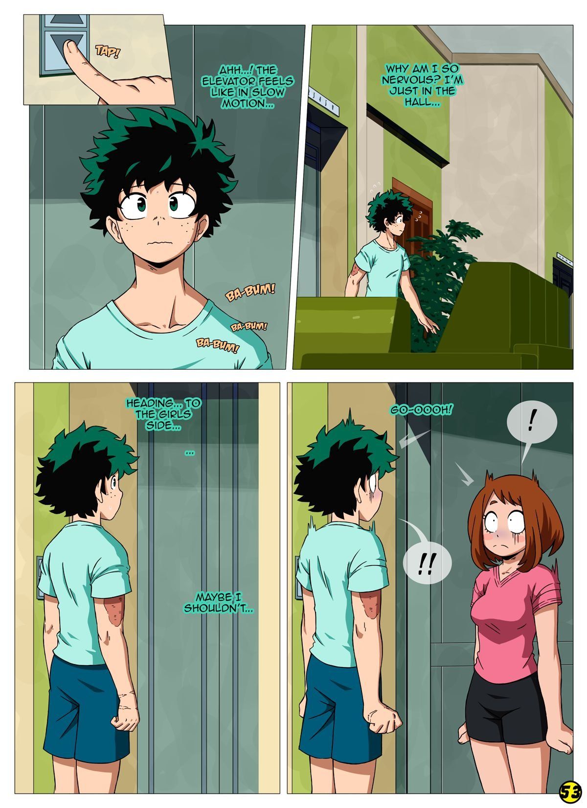 My hero academia i see you full porn comic