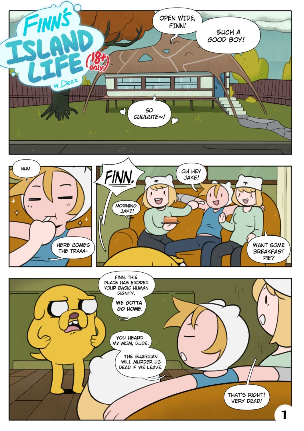 Finn's Island Life (Adventure Time) [Dezznsfw (Dezz)] - English - Porn Comic