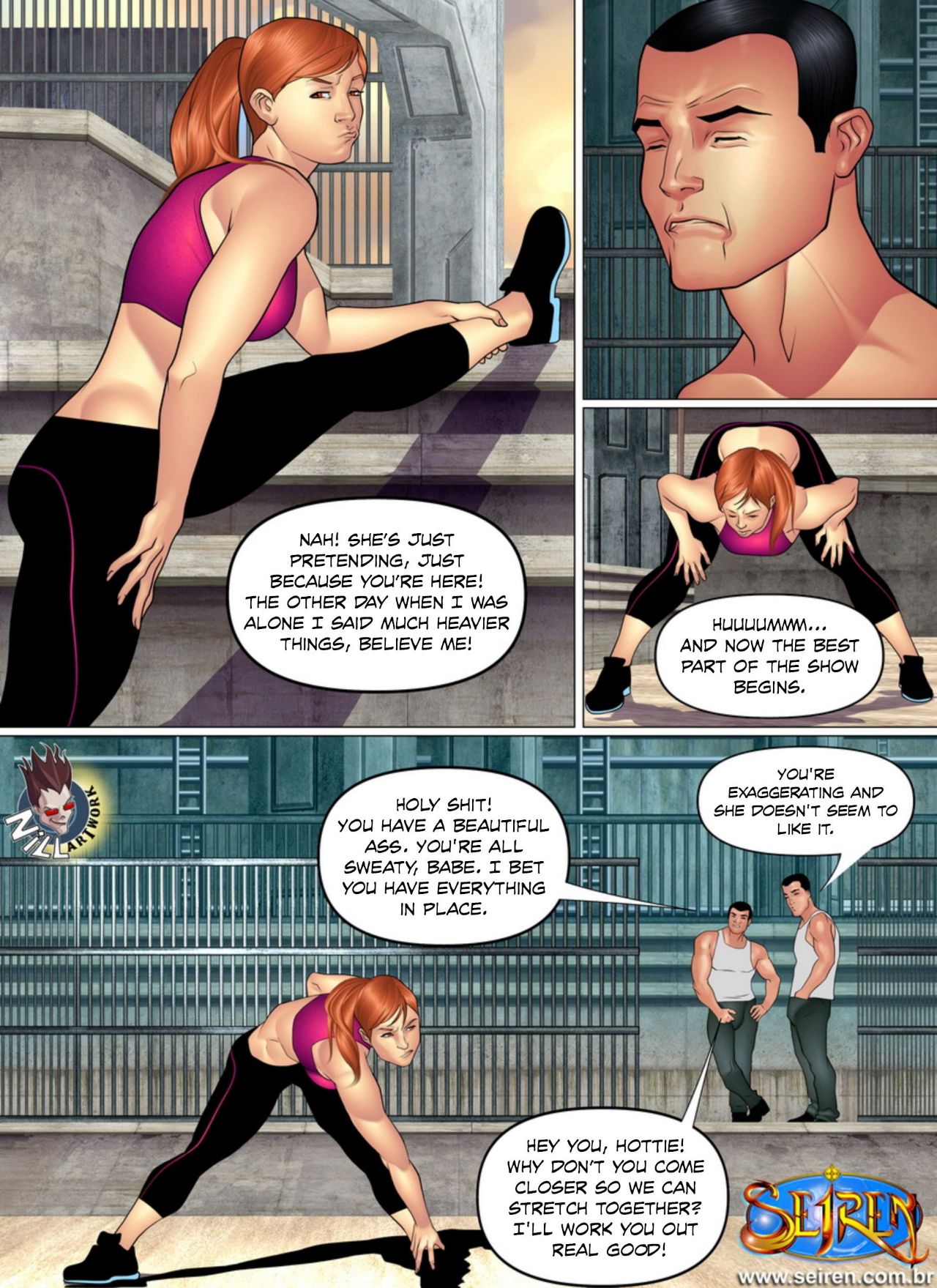 English adult comic