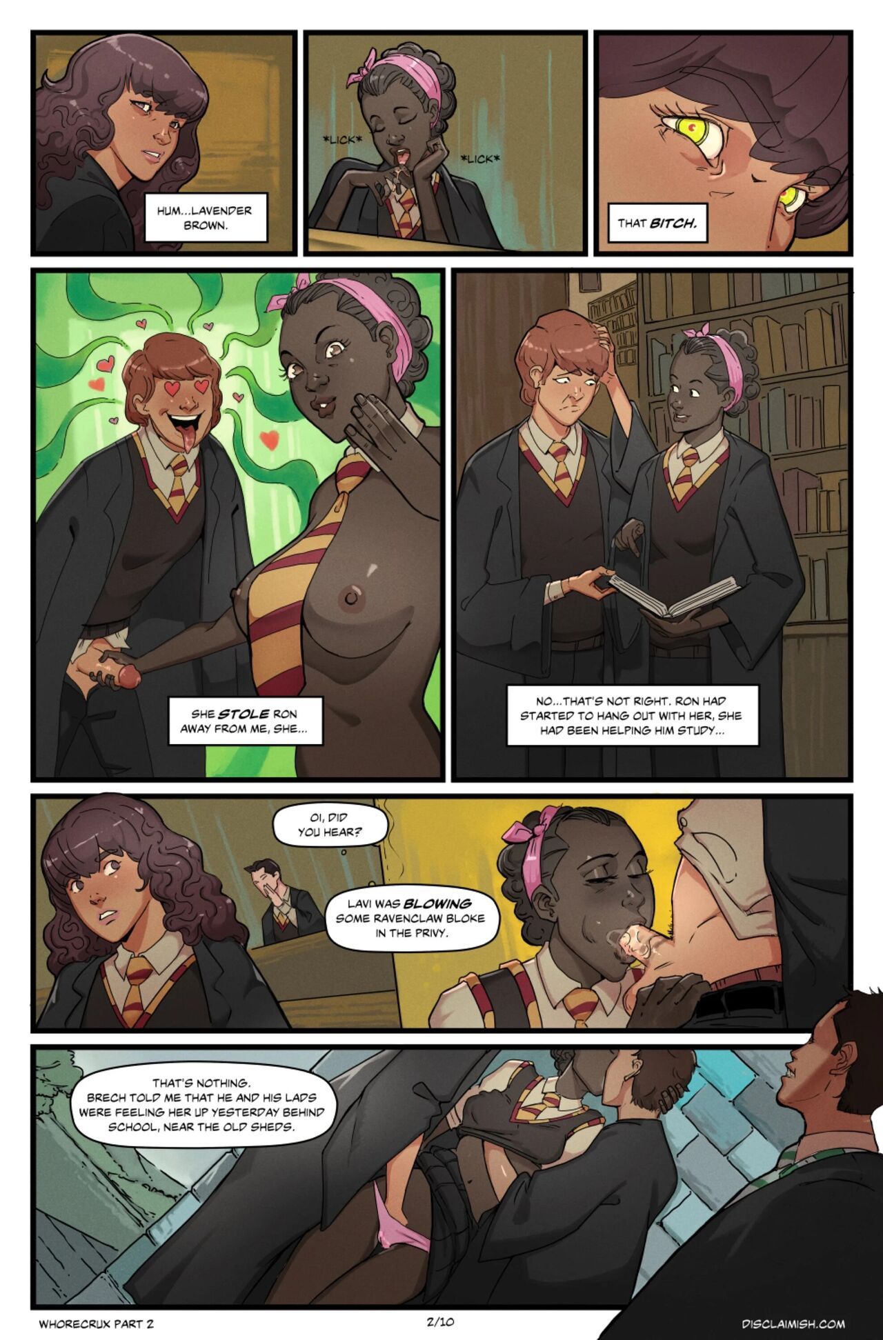 Hermione Granger And The Whorecrux Part 2 Porn Comic english 03