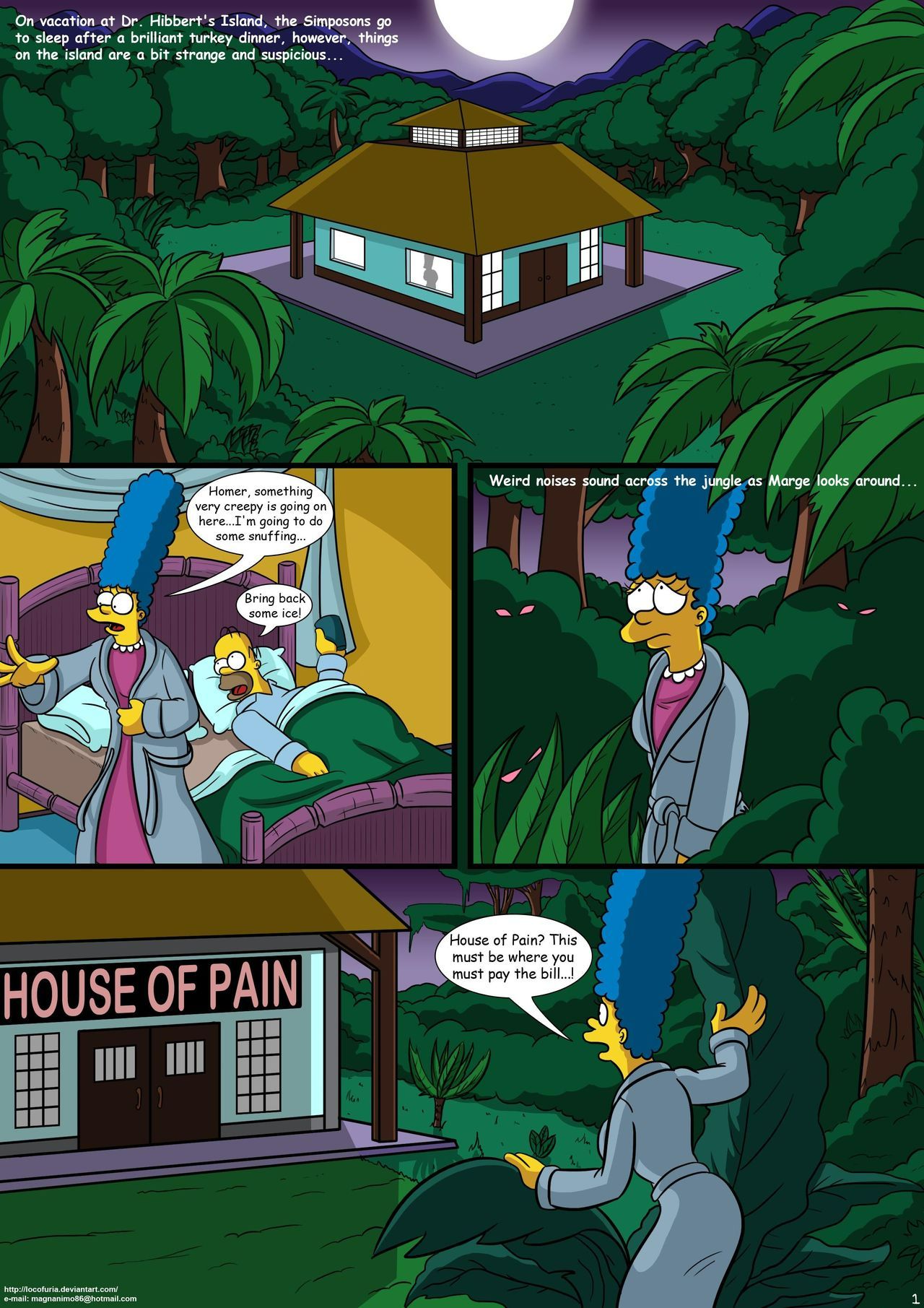 Treehouse of Horror part 1 Porn Comic english 01