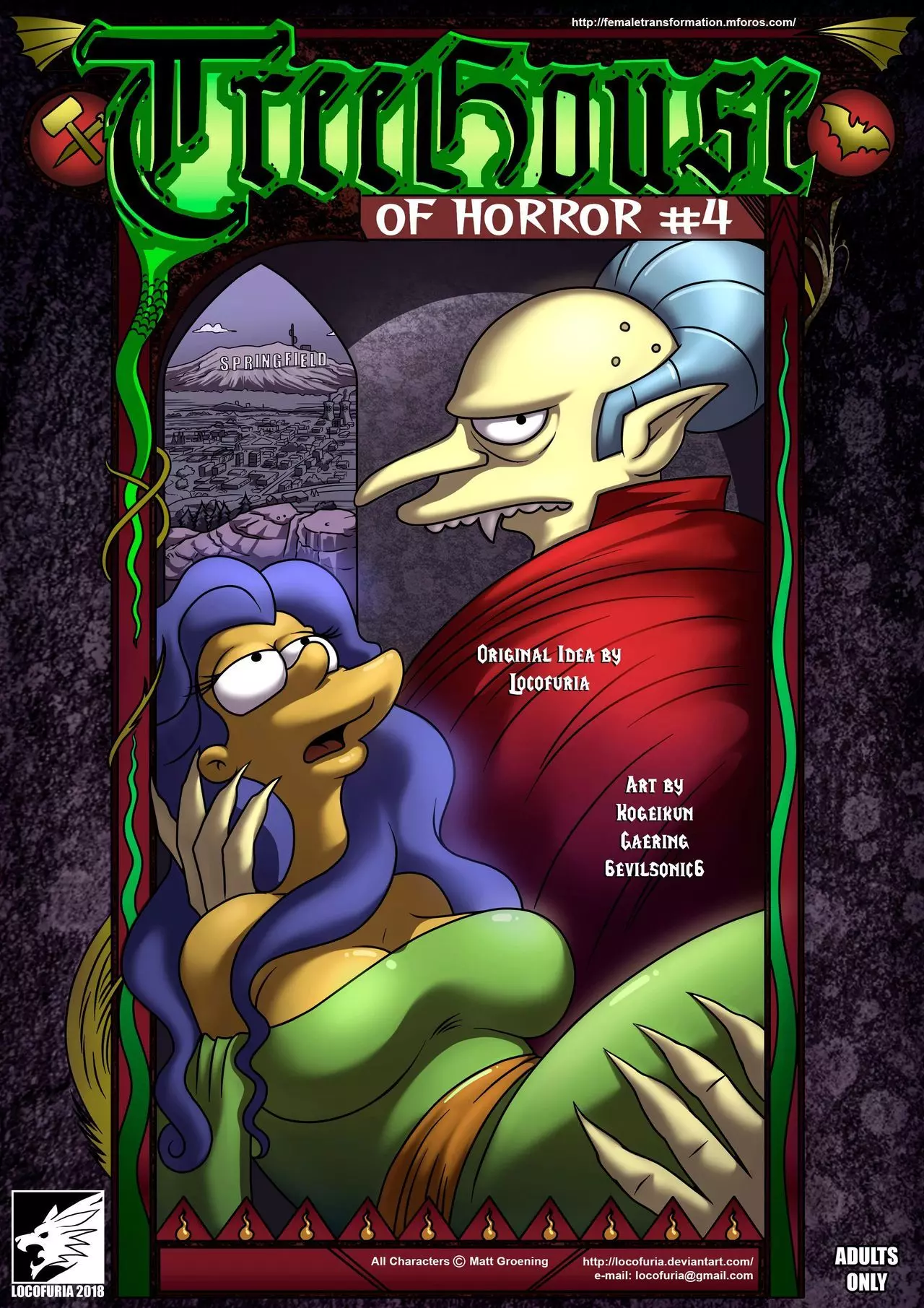 Treehouse of Horror 4 (The Simpsons) - English - Porn Comic