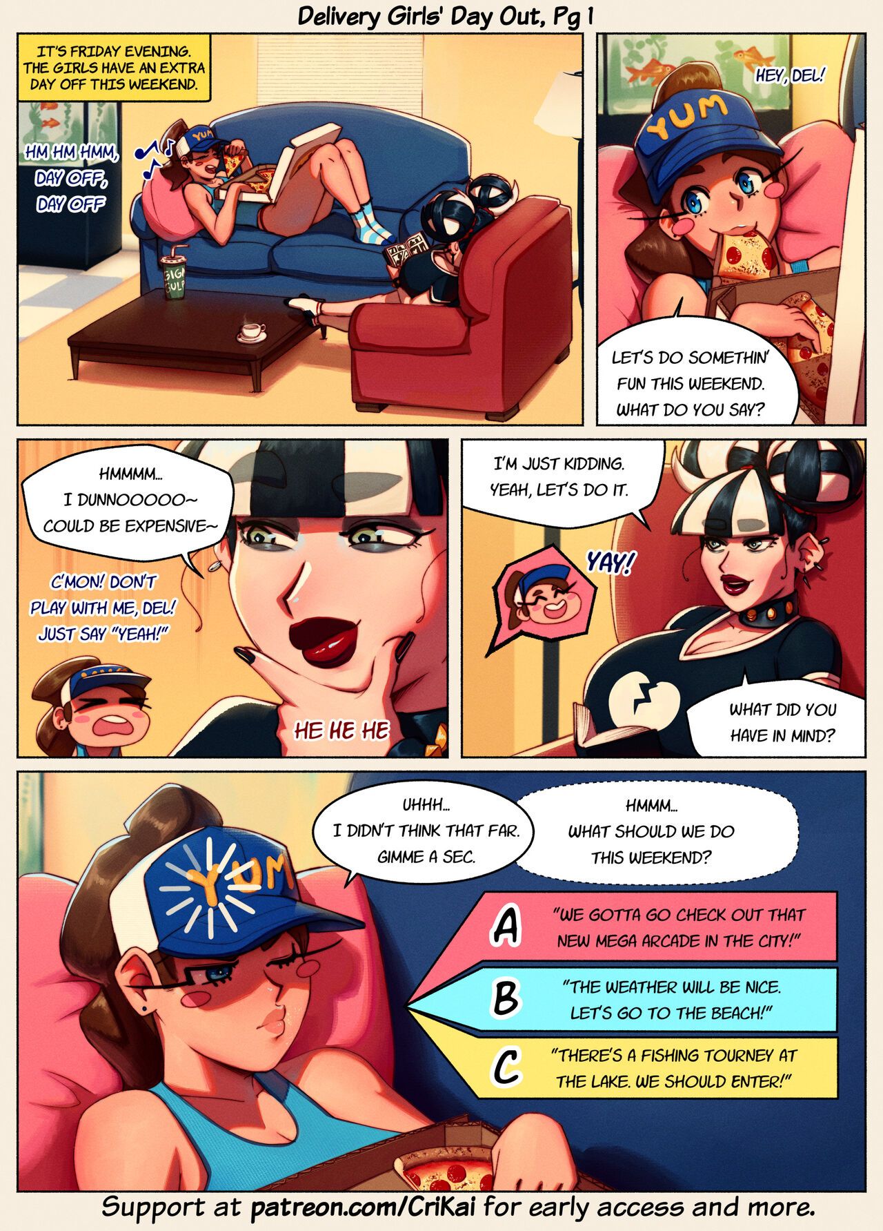 Delivery Girl’s Day Out Porn Comic english 02