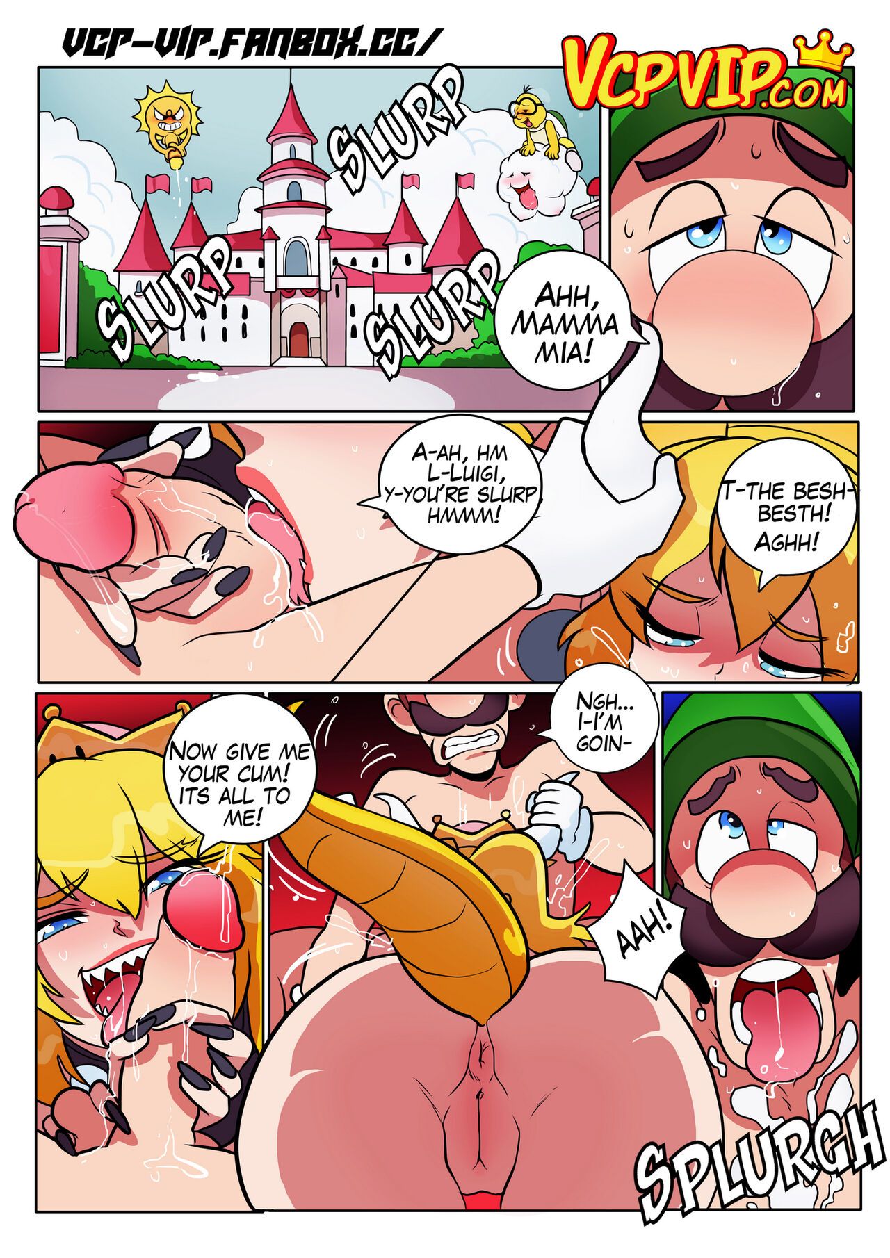 Fucker Mario Bro Porn Comic english 02