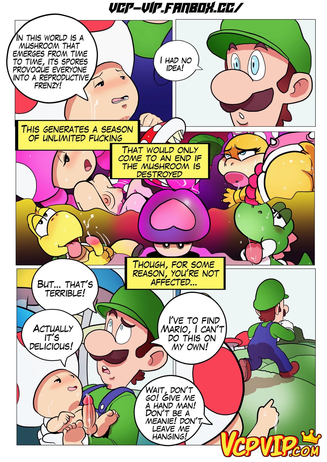 Mario Brothers Porn - Fucker Mario Bro Porn Comic english 05 - Porn Comic