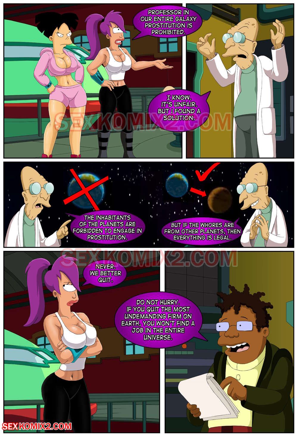 Futurama Cartoon Sex - Futurama: Interplanetary Sex Porn Comic english 04 - Porn Comic