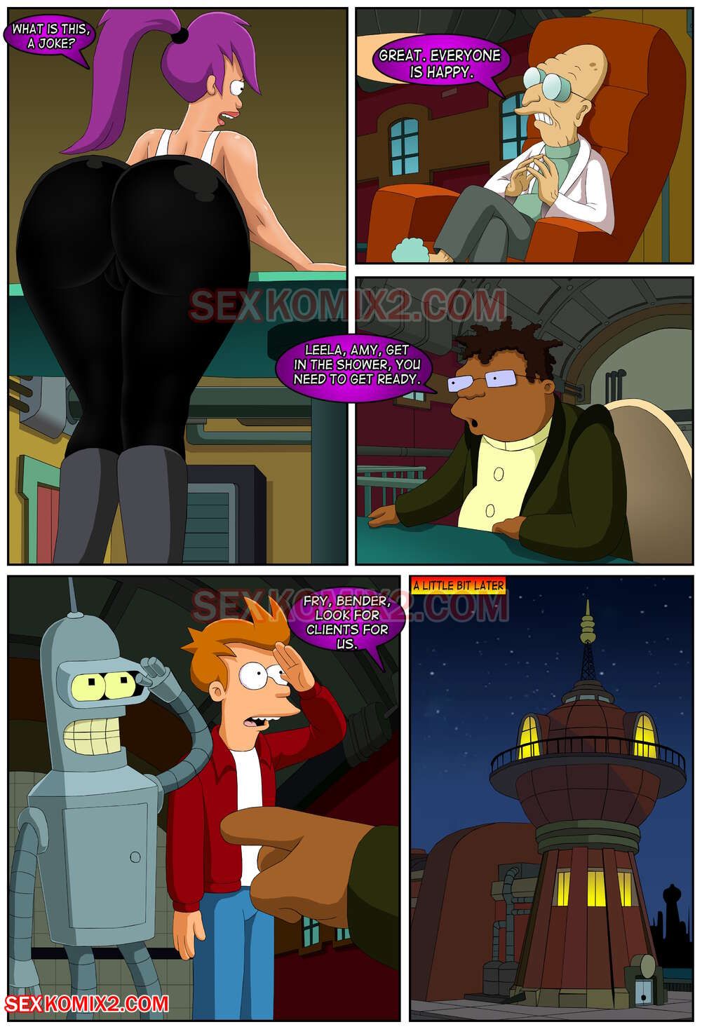 Futurama: Interplanetary Sex Porn Comic english 05 - Porn Comic