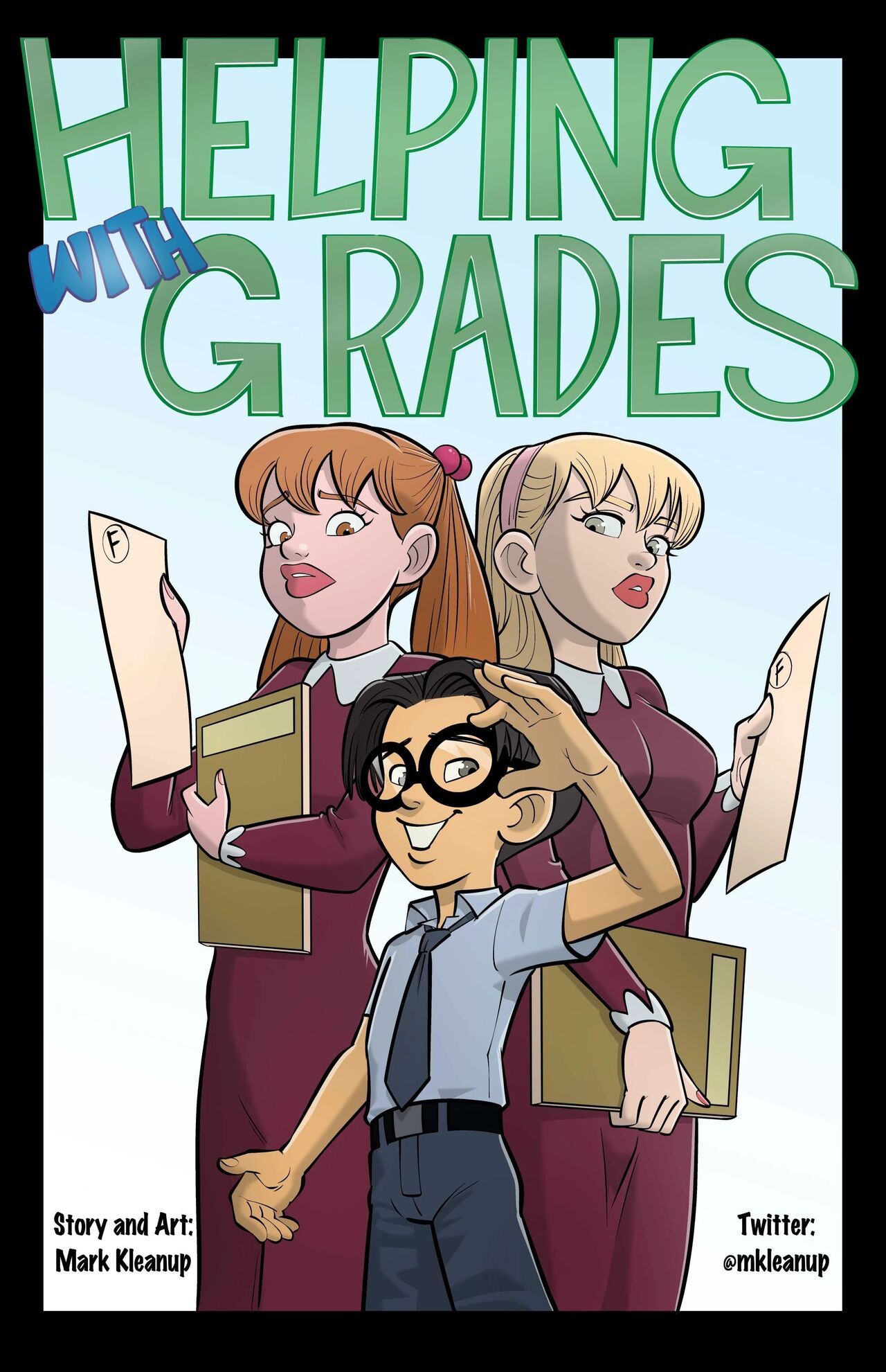 Helping With Grades Porn Comic english 01