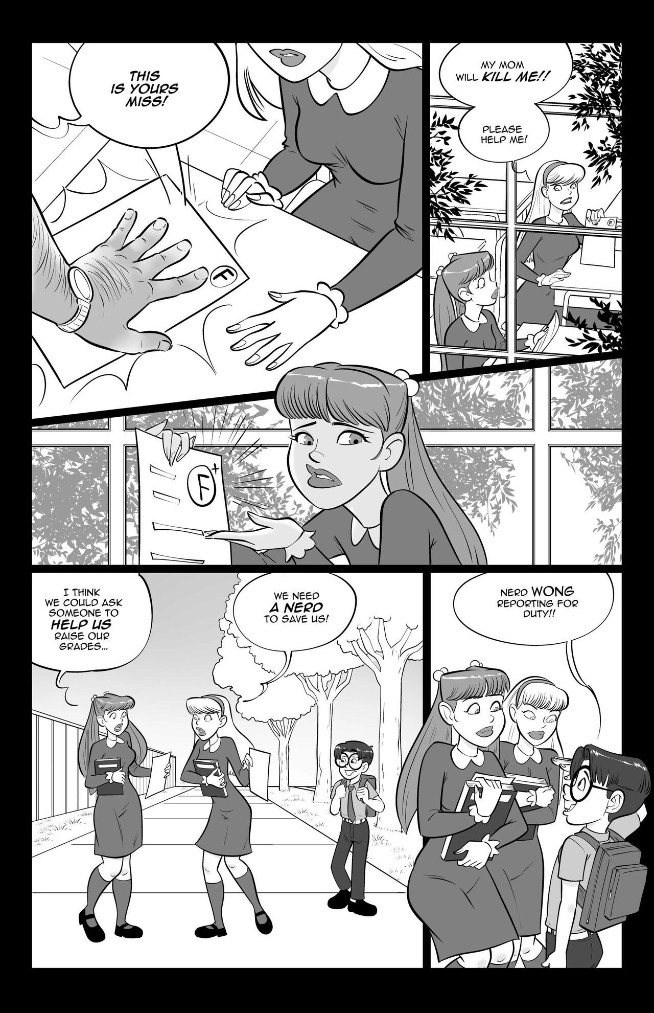 Helping With Grades Porn Comic english 02