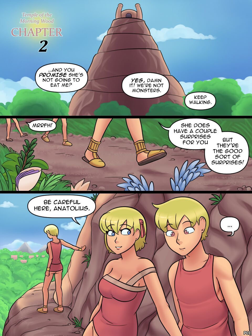 Temple of the Morning Wood Chapter 2 Remake Porn Comic english 01