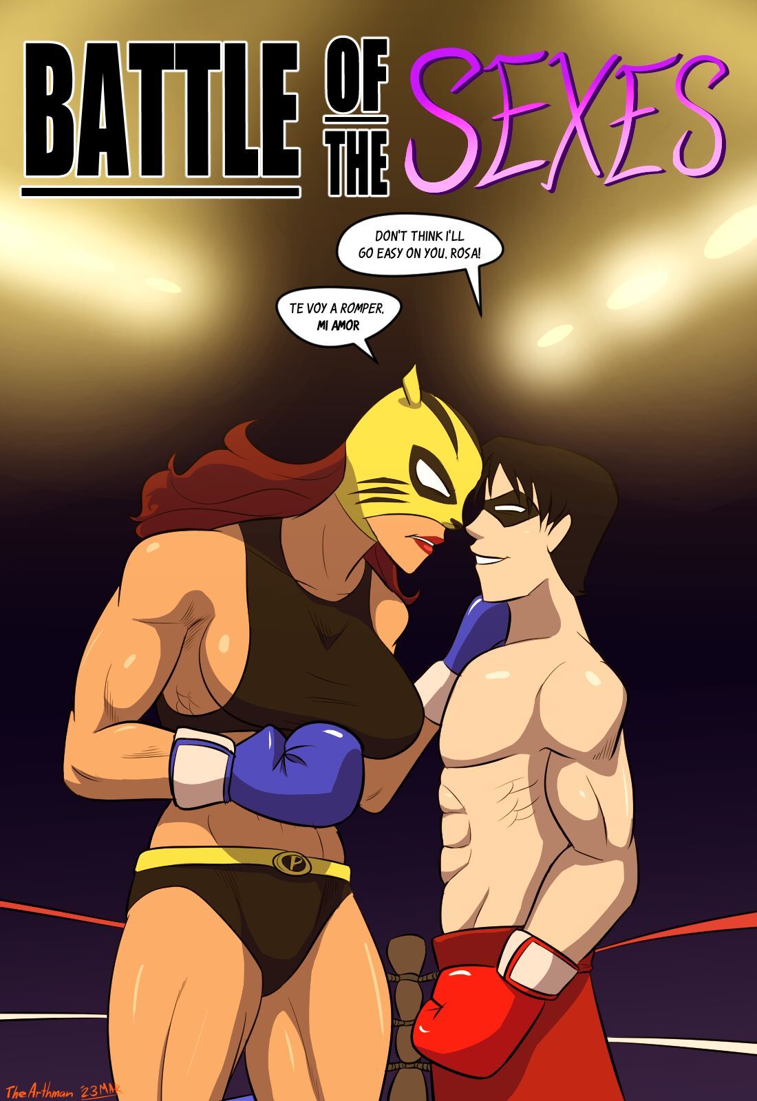 The Battle of the Sexes Porn Comic english 01