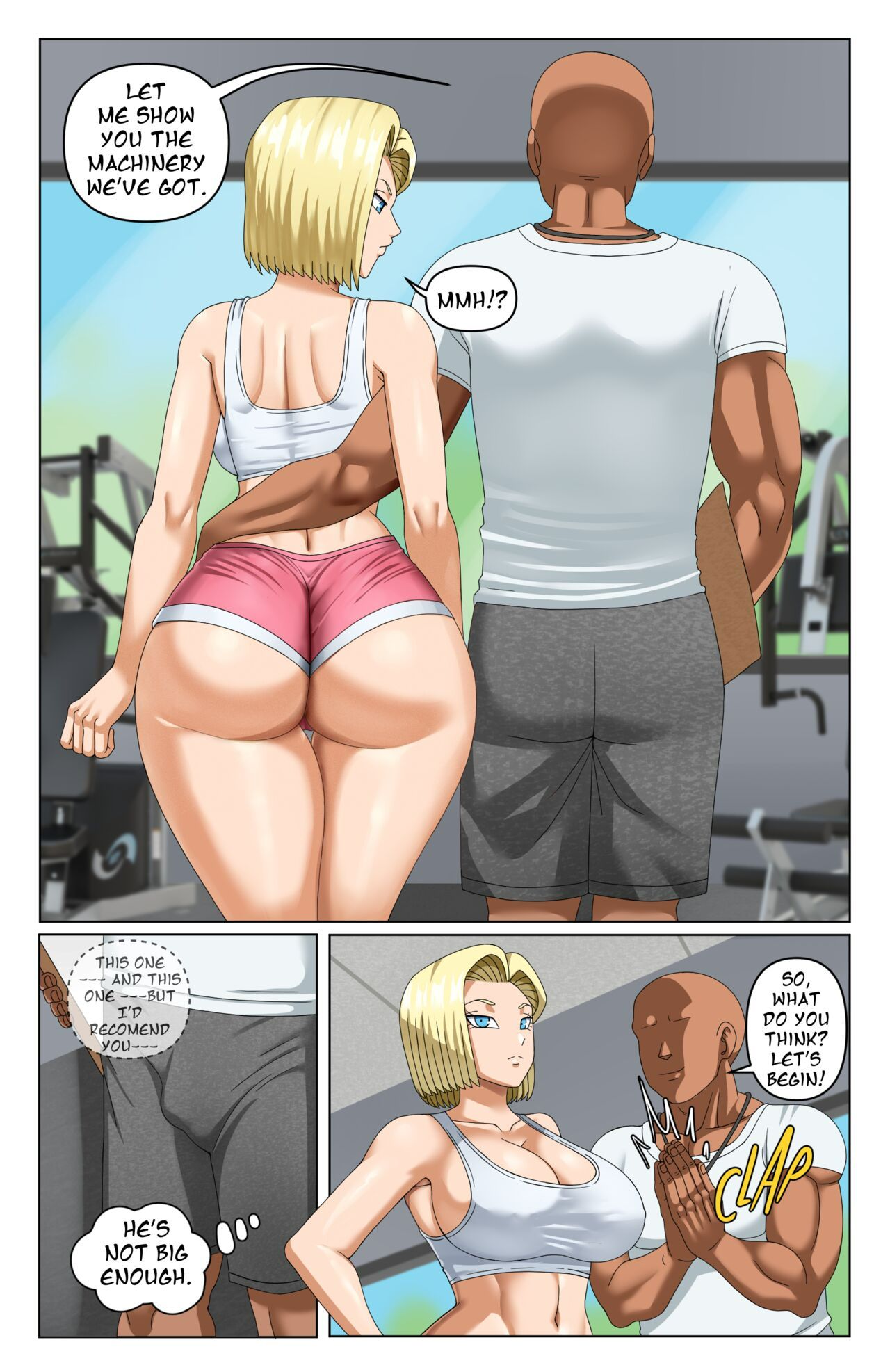 Android 18 NTR Part 3 Porn Comic english 04