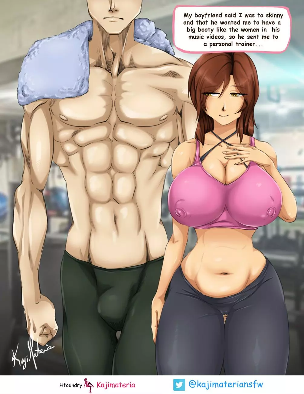 Personal Trainer [KajiMateria] - English - Porn Comic