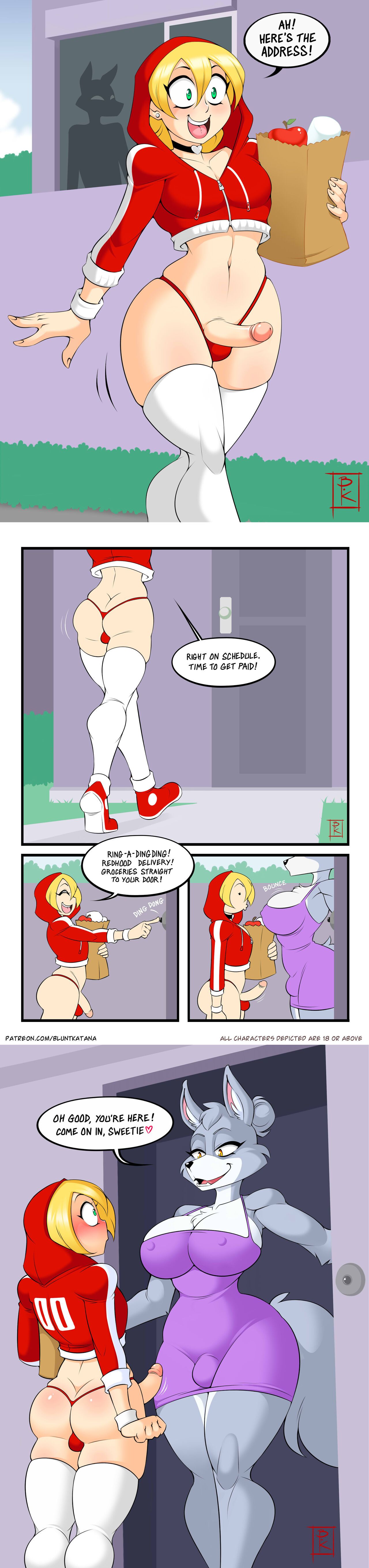 Redhood’s Delivery Service Porn Comic english 01