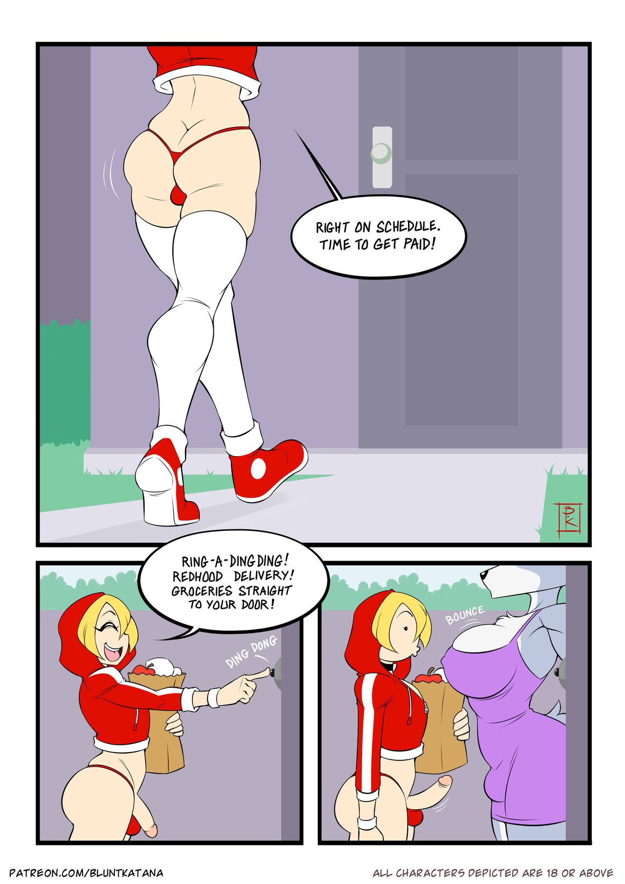 Redhood’s Delivery Service Porn Comic english 03