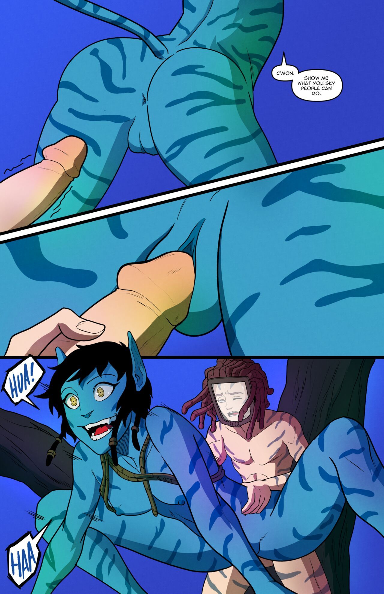 Avatar: Along Came a Spider Porn Comic english 09