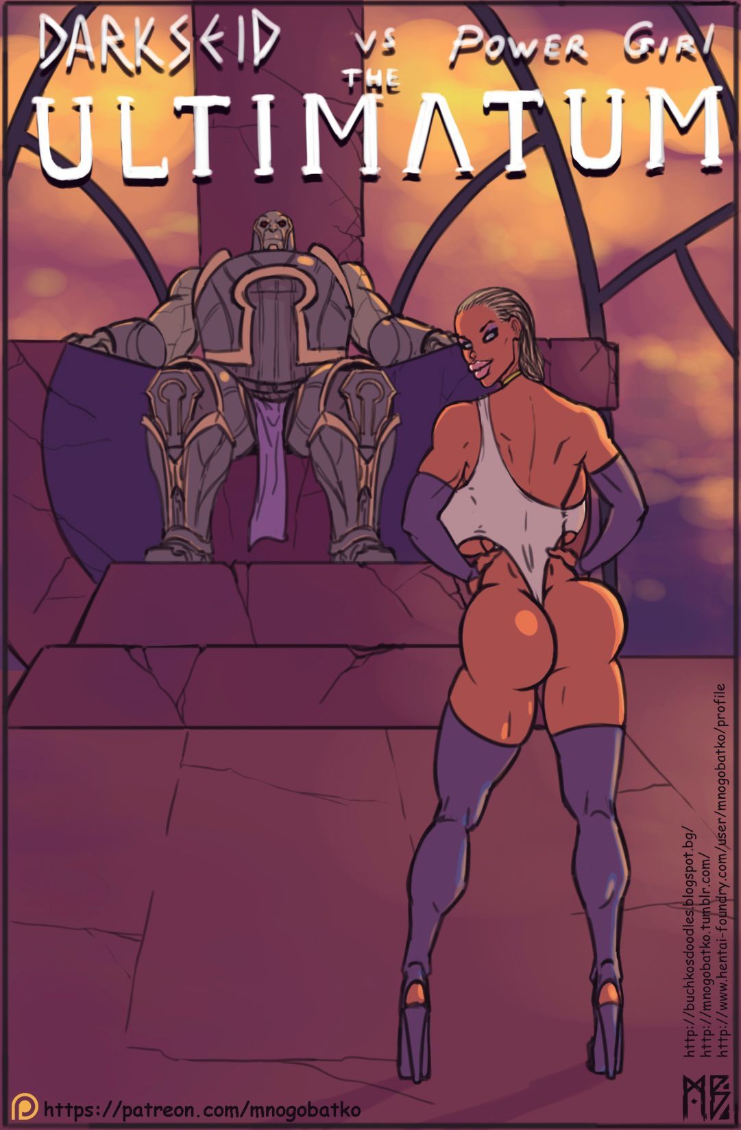 Darkseid vs Powergirl: The Ultimatium Porn Comic english 01