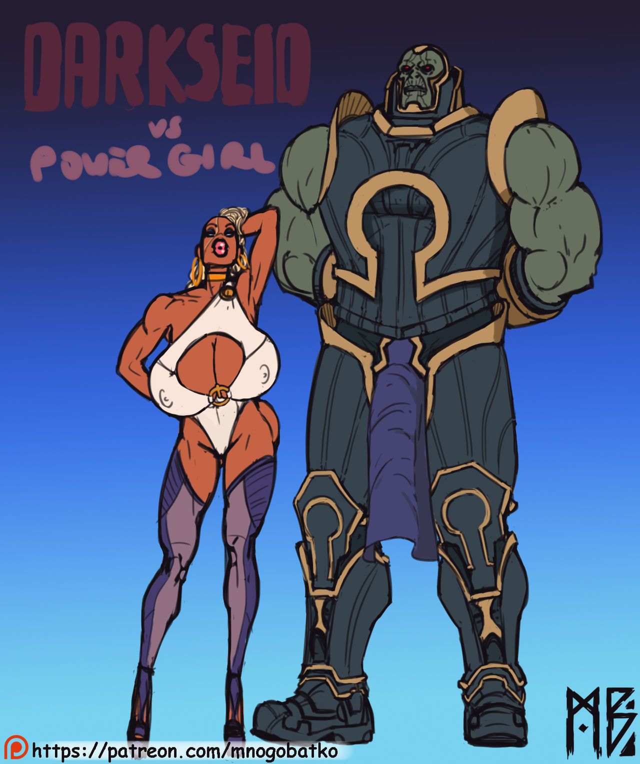 Darkseid vs Powergirl: The Ultimatium Porn Comic english 05