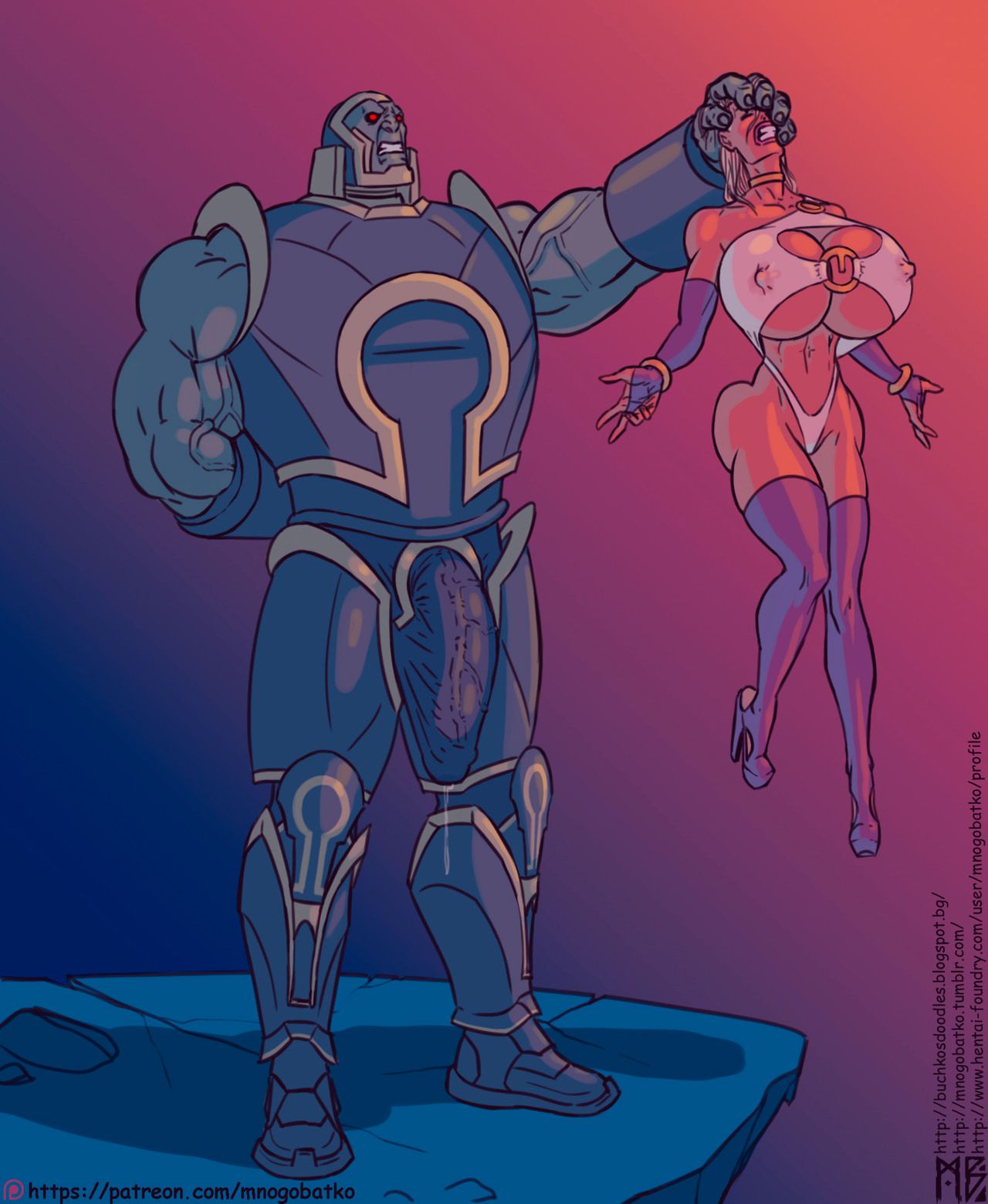 Darkseid vs Powergirl: The Ultimatium Porn Comic english 06