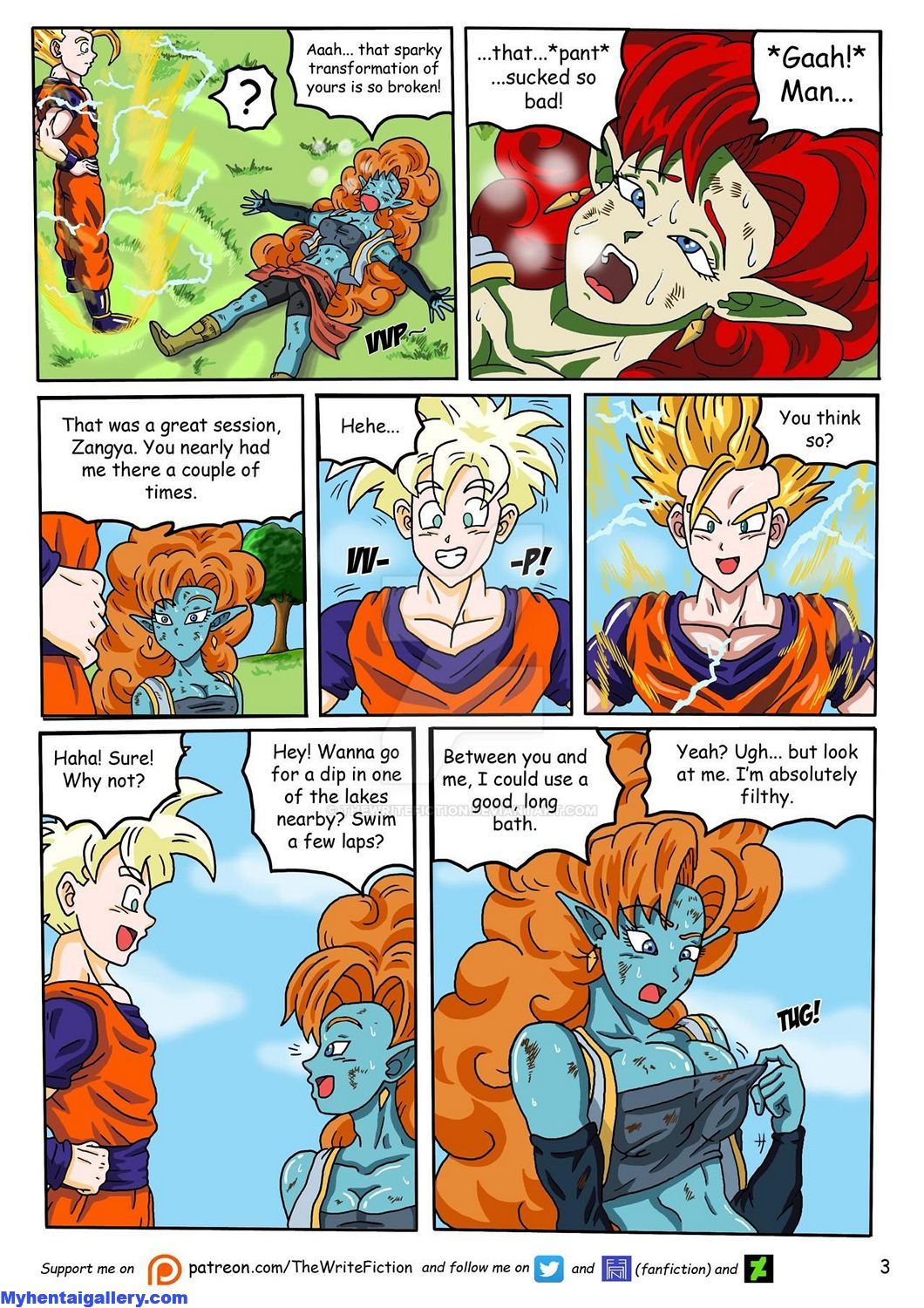  Dragon Ball Z Golden Age: Fiery Lake Porn Comic english 04