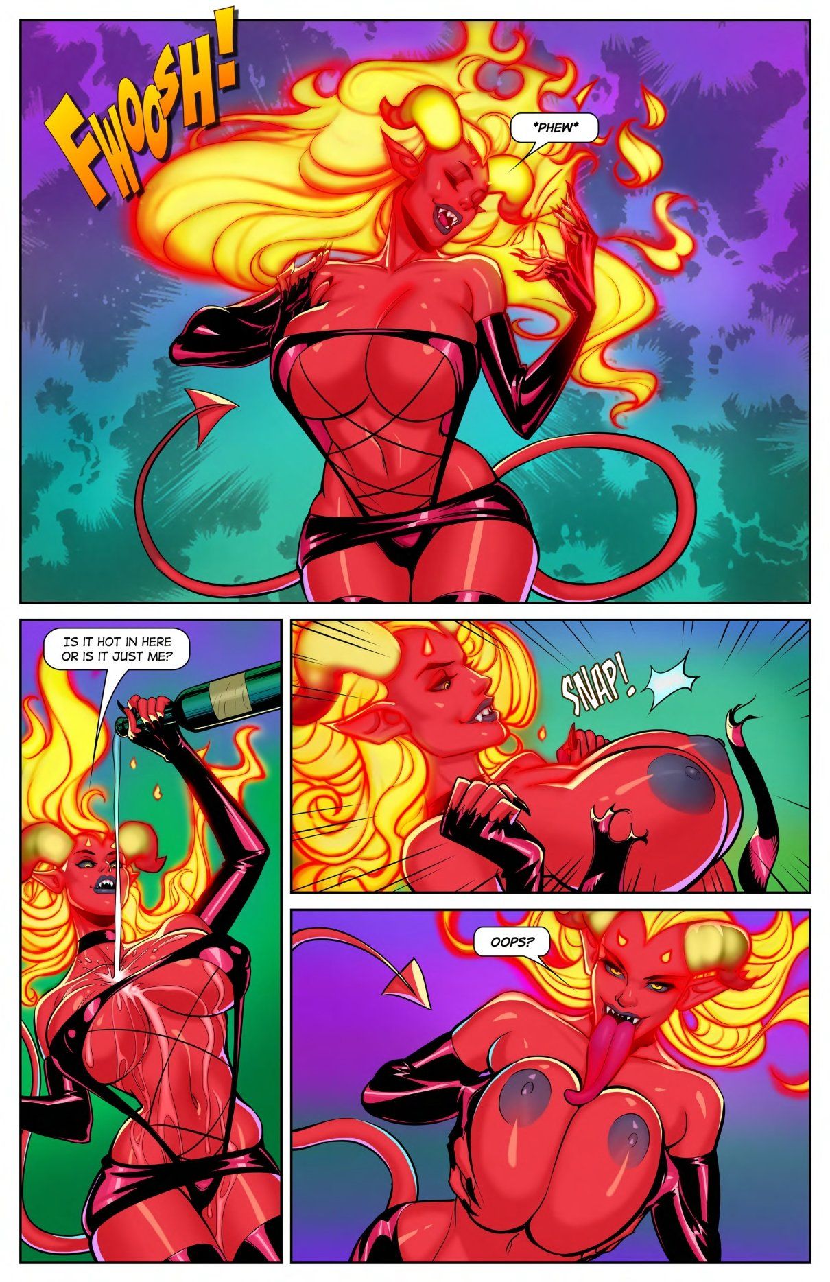 Horny devil By Kaka Porn Comic english 10